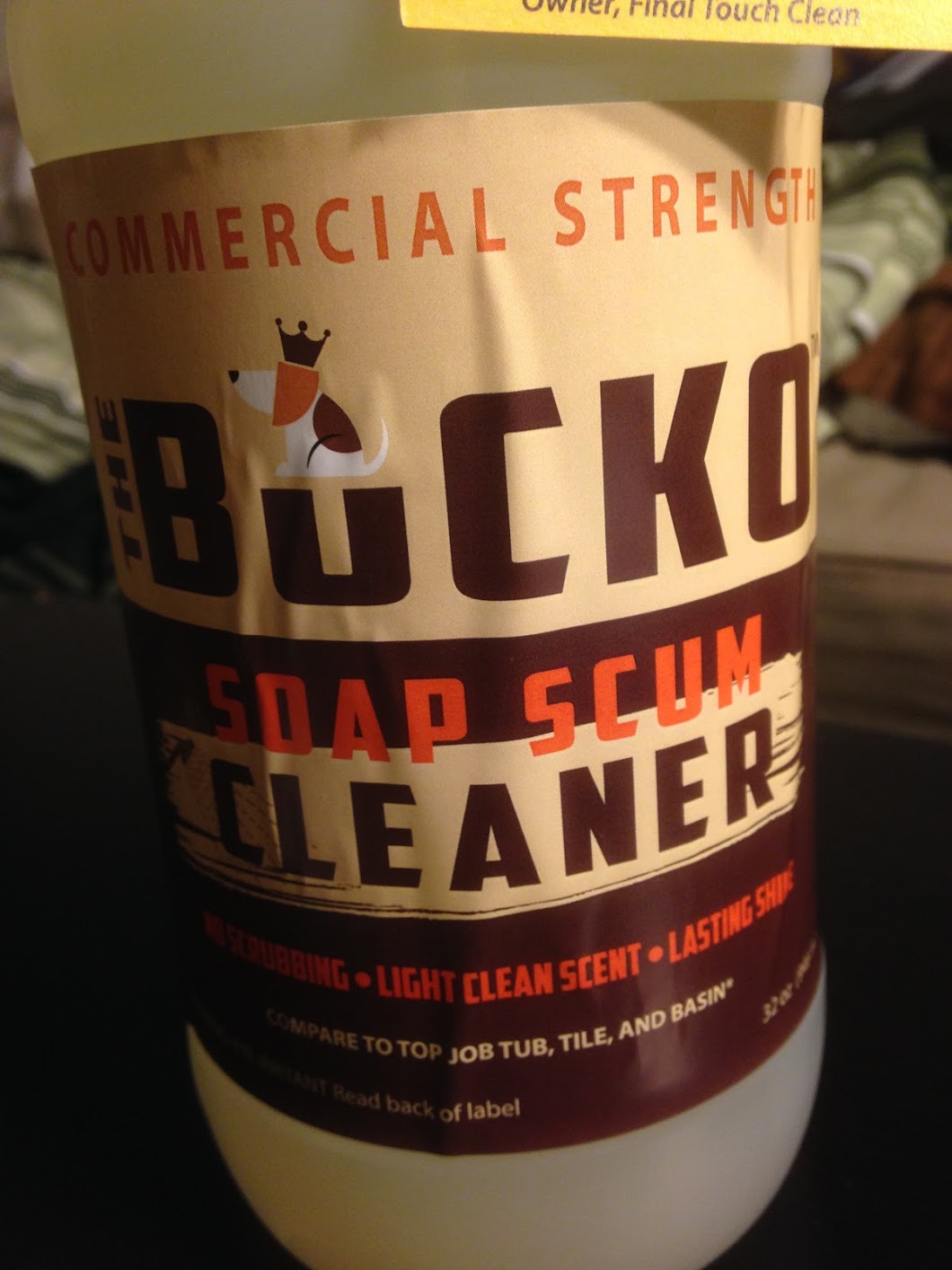 The Bucko Soap Scum and Grime Cleaner 32 oz with Sprayer