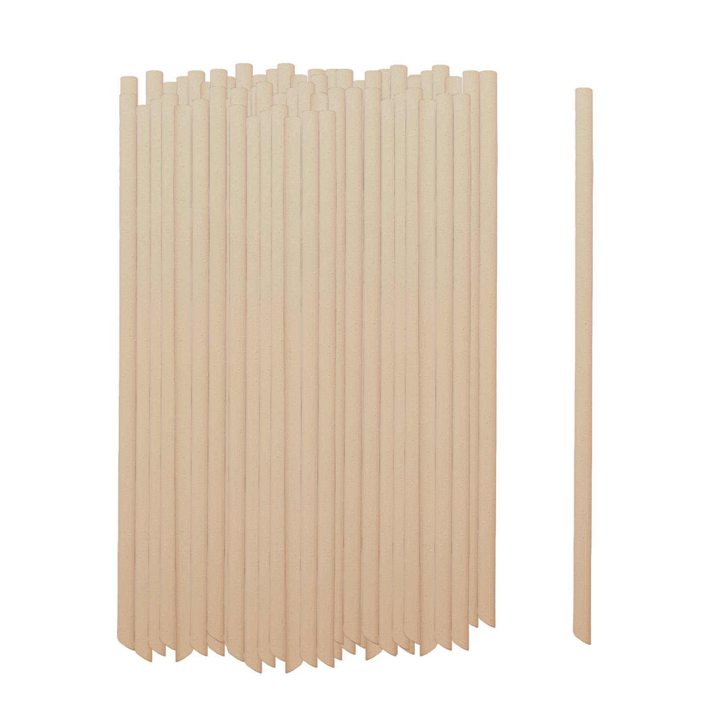 Regular Straws (Case of 5000 pieces, Individually Unwrapped)