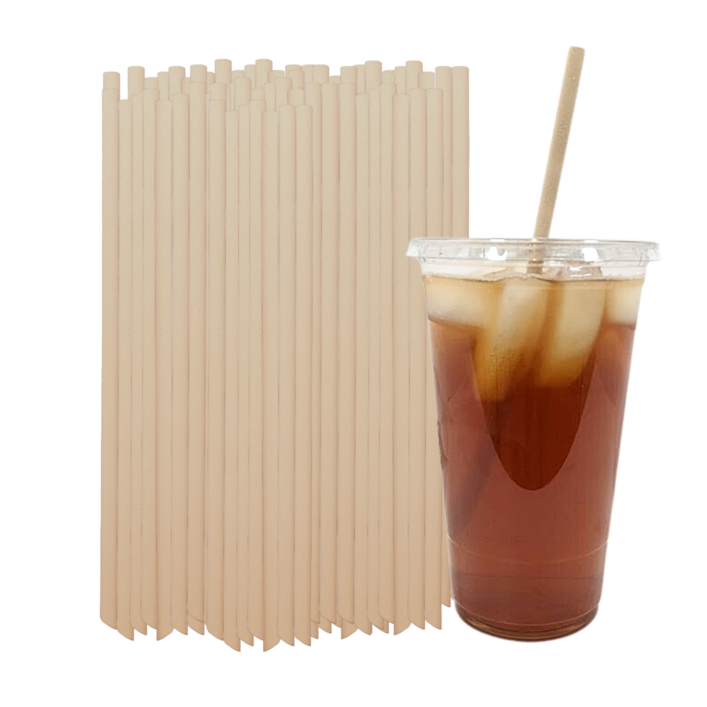 Regular Straws (Case of 5000 pieces, Individually Unwrapped)