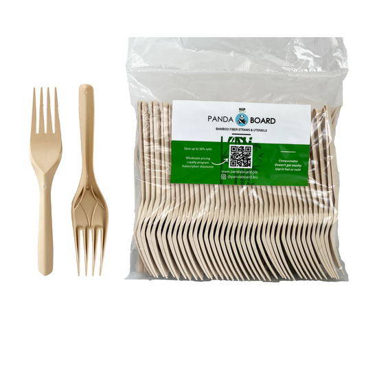 Pandaboard Bamboo Fiber Forks
