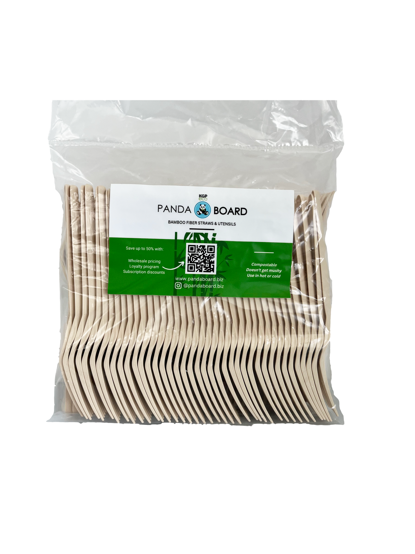 Pandaboard Bamboo Fiber Forks