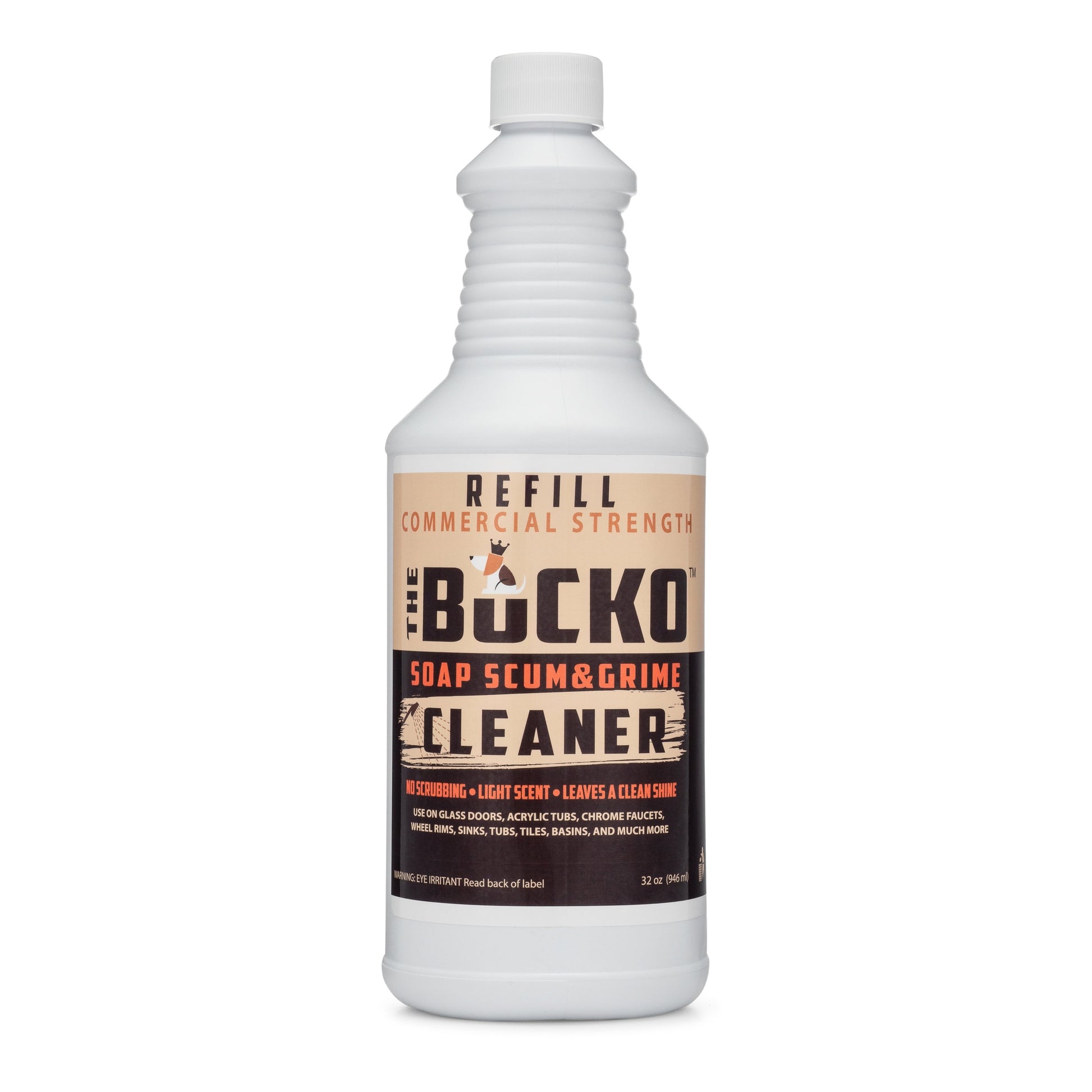 The Bucko Soap Scum and Grime Cleaner (32 oz refill, no Sprayer)