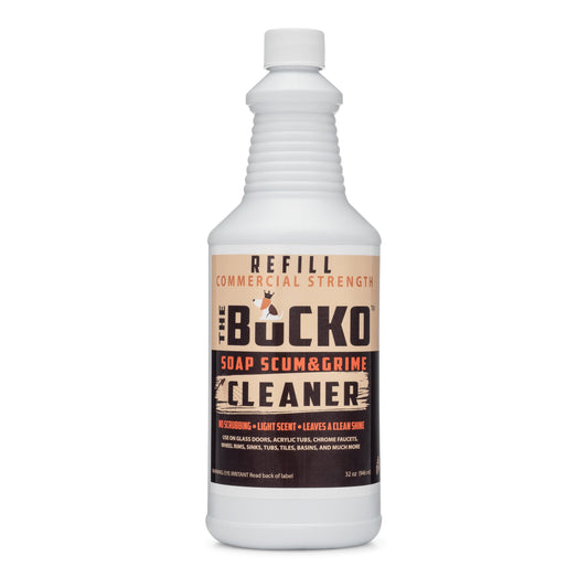 The Bucko Soap Scum and Grime Cleaner (32 oz refill, no Sprayer)