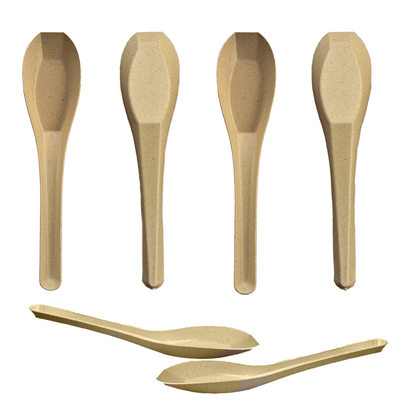 Pandaboard Bamboo Fiber Soup Spoons